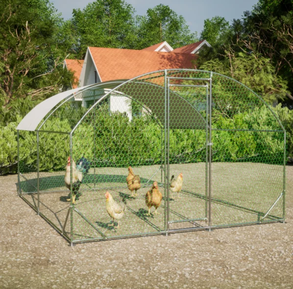 10x13 Foot Dome Chicken Coop