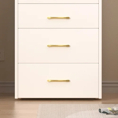 3 in 1 Vanity Desk with Open Top Mirror,small Make Up Vanity Set with Visible Glass Desktop,compact Makeup Vanity with 3 Drawers,dressing Table for Bedroom