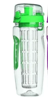 32oz Fruit Infusing Infuser Water Bottle Water Fruit Bottle Bpa Free Plastic Sport Fruit Infuser Water Bottles with Infuser Juice Shaker Drink Bottle of Water