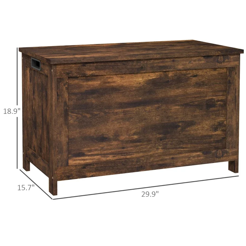39.4 Inch Storage Trunk W 2 Safety Hinges