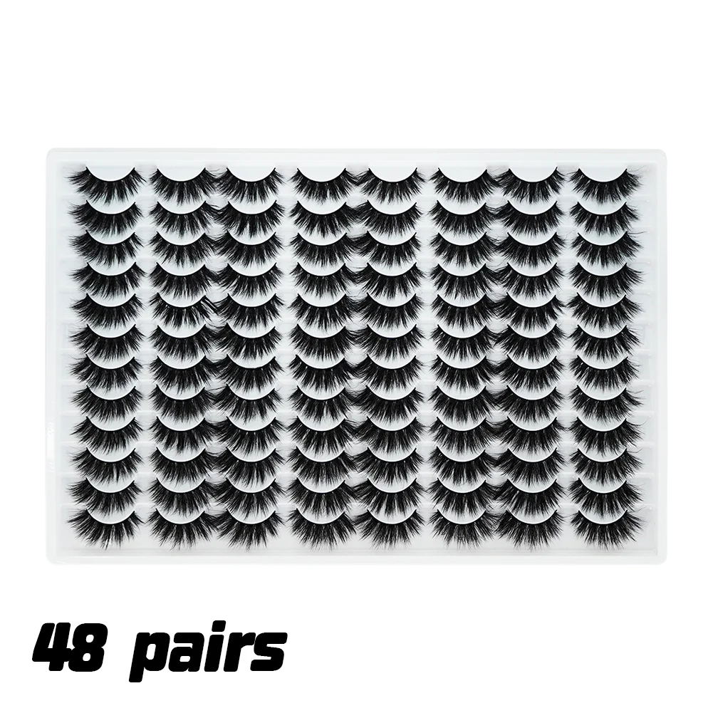 3D Multi‑Layered False Eyelashes – Realistic, Soft & Comfortable