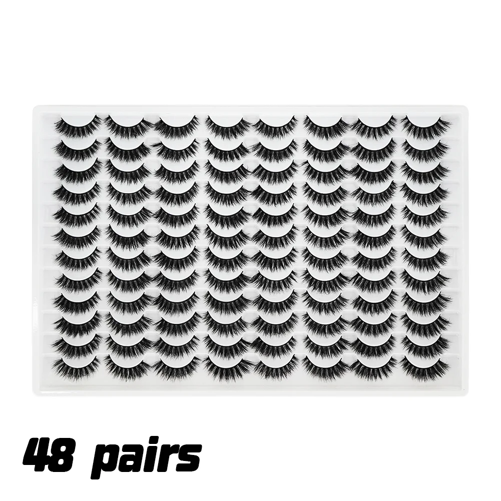 Multi-layered 3D False Eyelashes – Realistic Soft Comfortable Lash Extensions