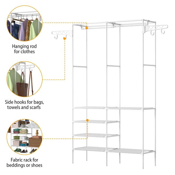 4-layer Shelf, Closet Organizer, Not Available for Weekend Shipments