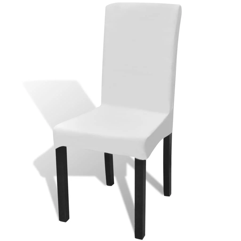 6 Stretchable Chair Covers - Soft Wrinkle-Free Cushion Covers