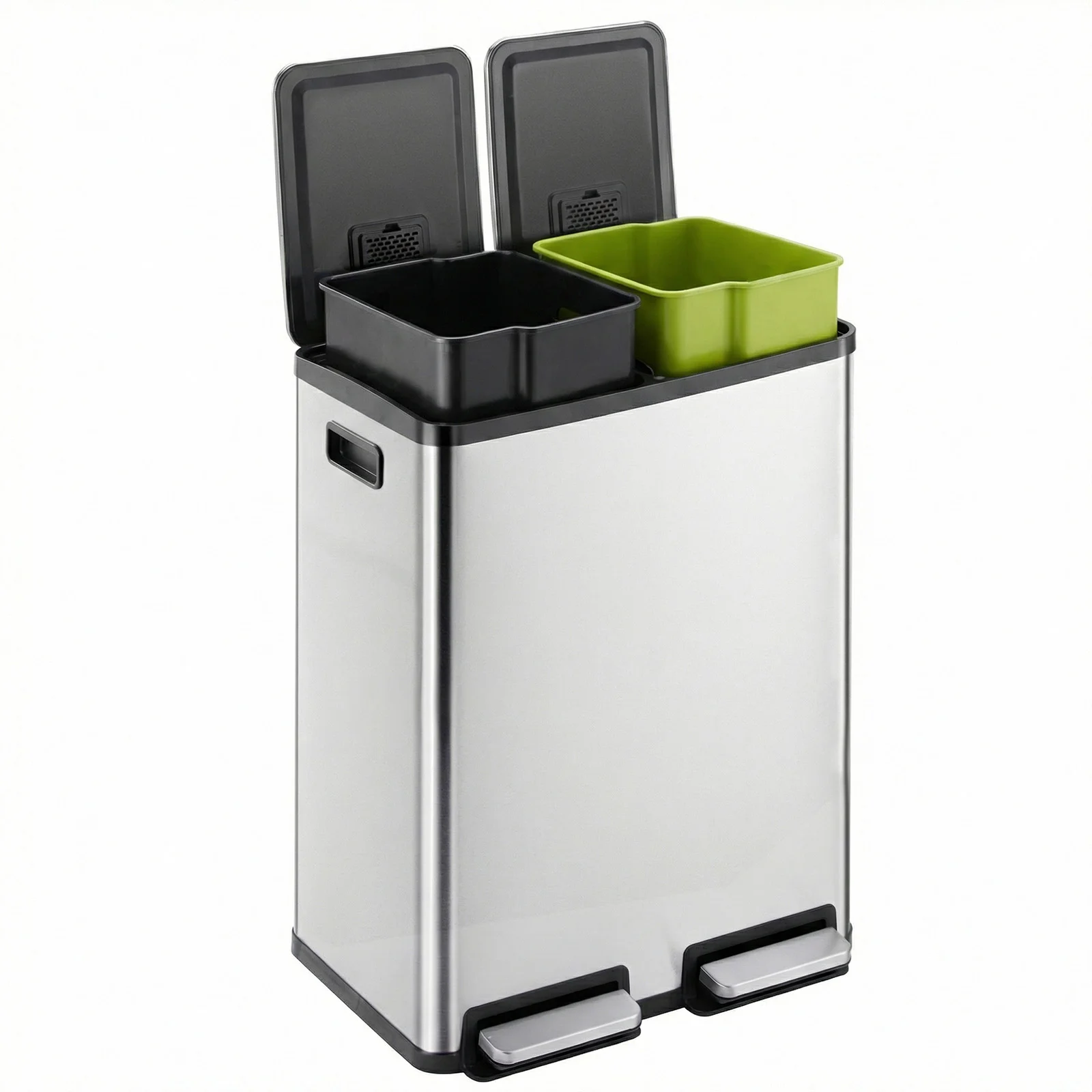 60 Liter Stainless Steel Trash Can
