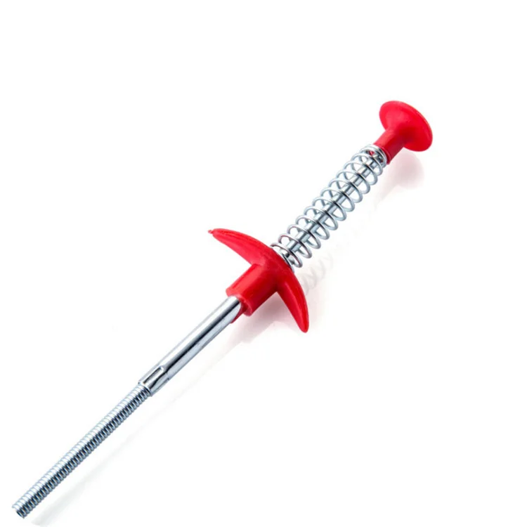 60cm Sewer Dredger Spring Pipe Dredging Tool Household Hair Cleaner Drain Clog Remover Cleaning Tools Household for Kitchen Sink Kitchen Gadgets