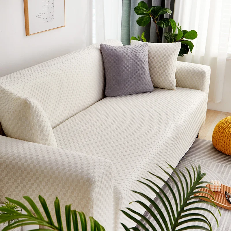 All-inclusive Universal Four Seasons Universal Sofa Cover Thick Solid Color