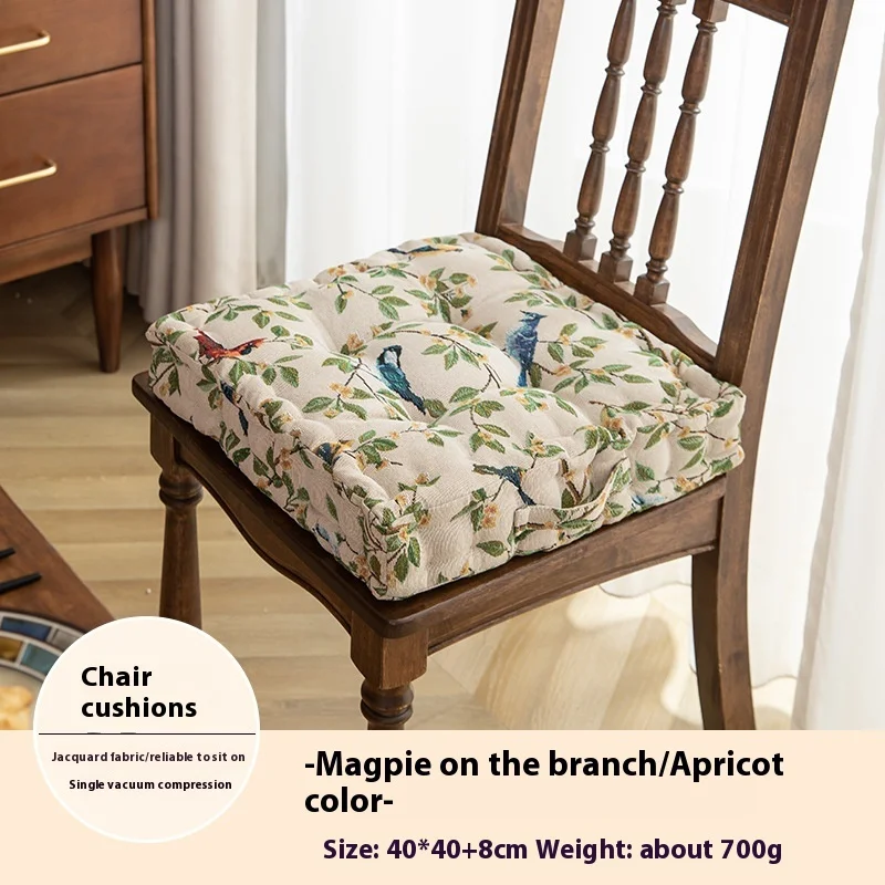 American Dining Chair Back Cushion Long Sitting Not Tired Waist Support Thick