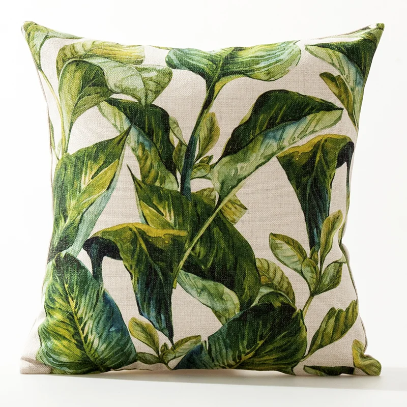 American Yellow Bottom Plant Ins Pillow