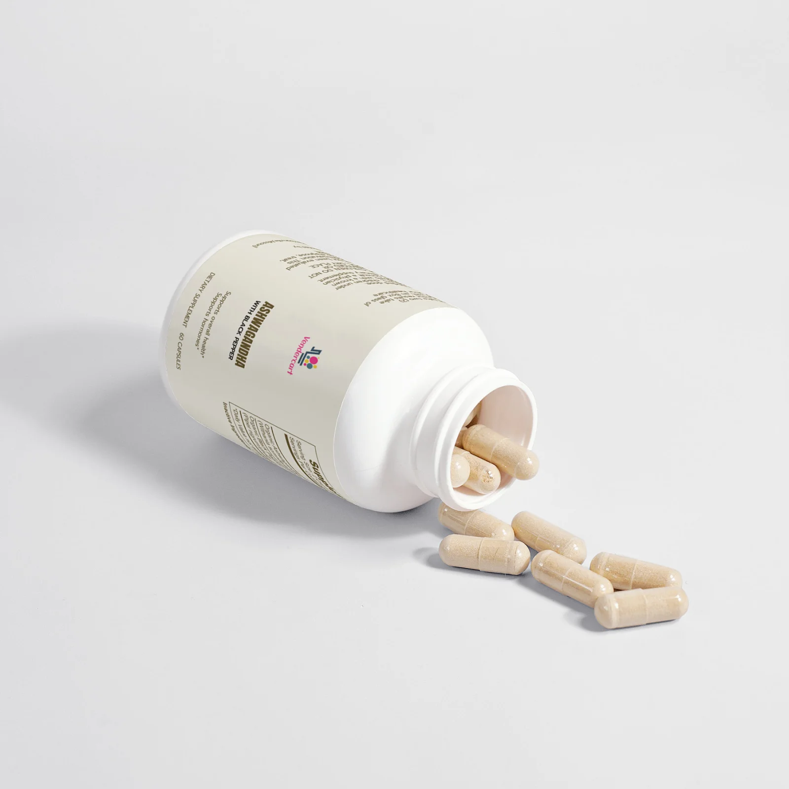 Ashwagandha with Black Pepper – Stress‑Support Herbal Capsules