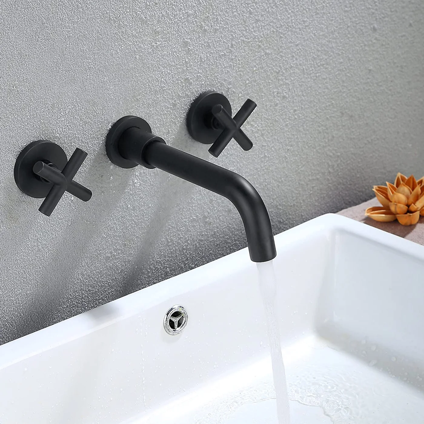 Bathroom Faucets, Wall-mounted Bathroom Sink Faucets
