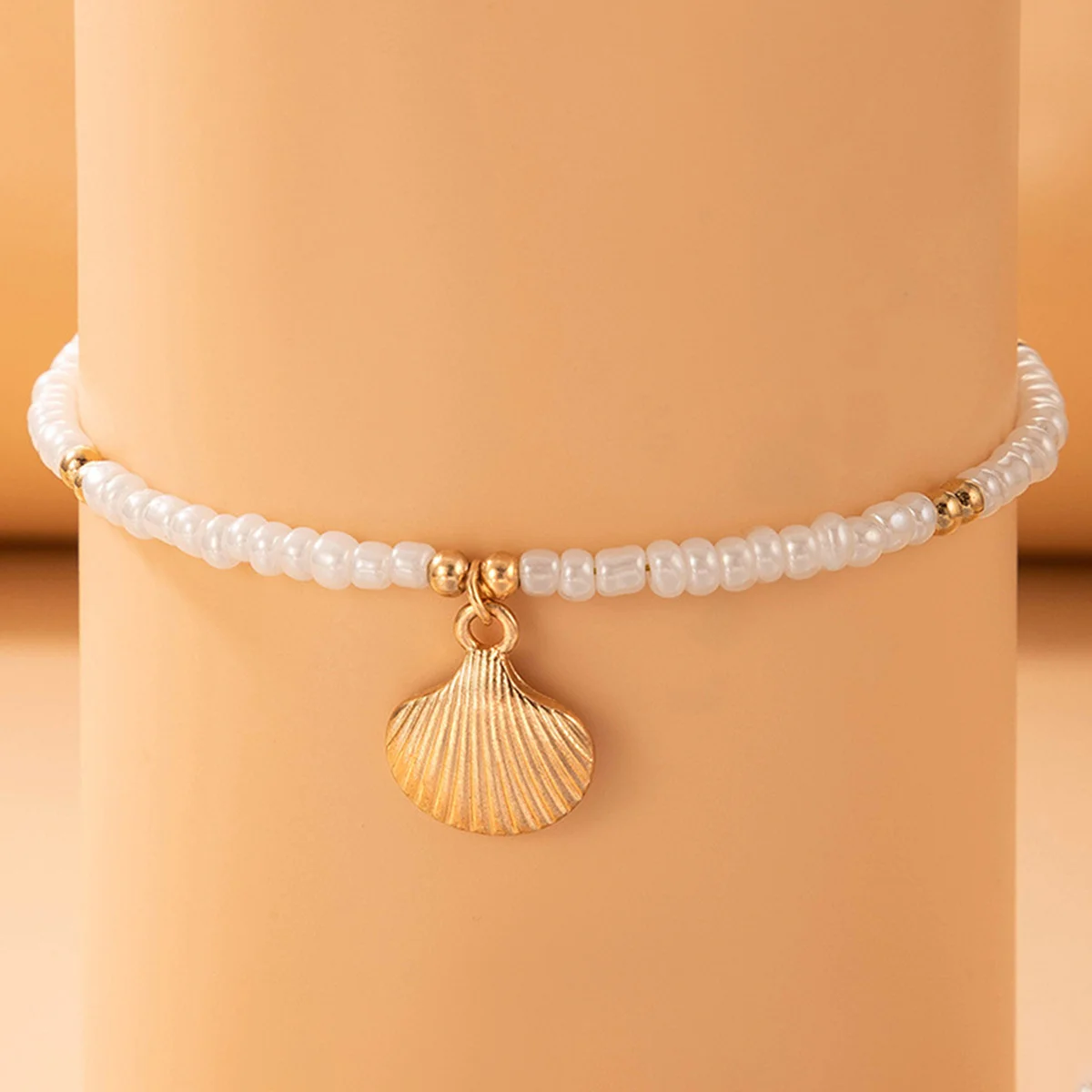 Shell anklet boho beach vacation jewelry for women