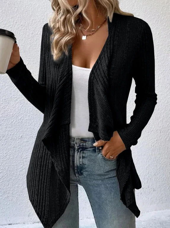 Cardigan Long Sleeve Sweater Casual Women's Clothing