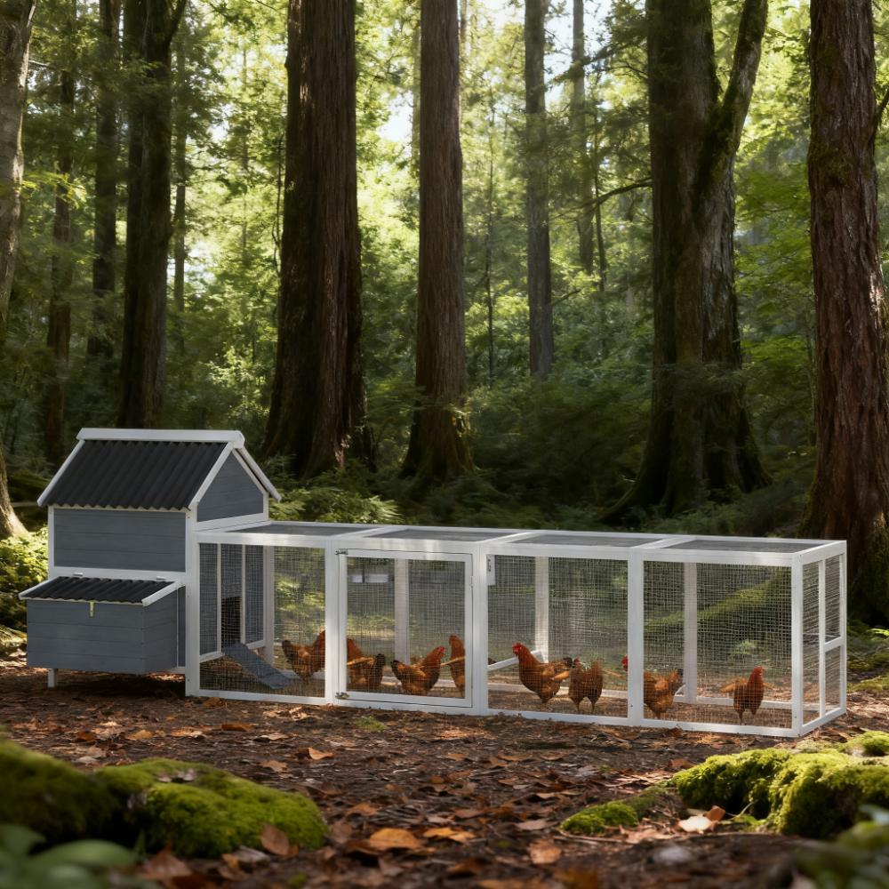 Chicken Coop for 10-15 Chickens Extra Large Wooden Chicken Coop