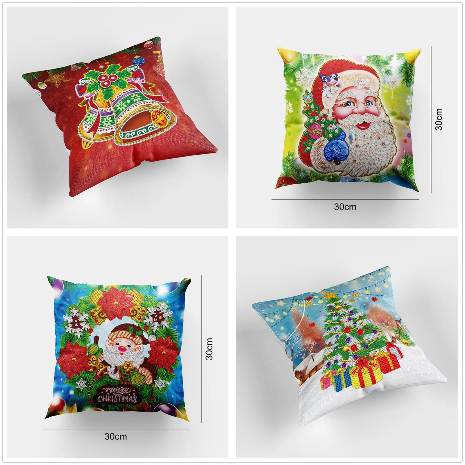 Christmas New Diy Diamond Painting Pillowcase