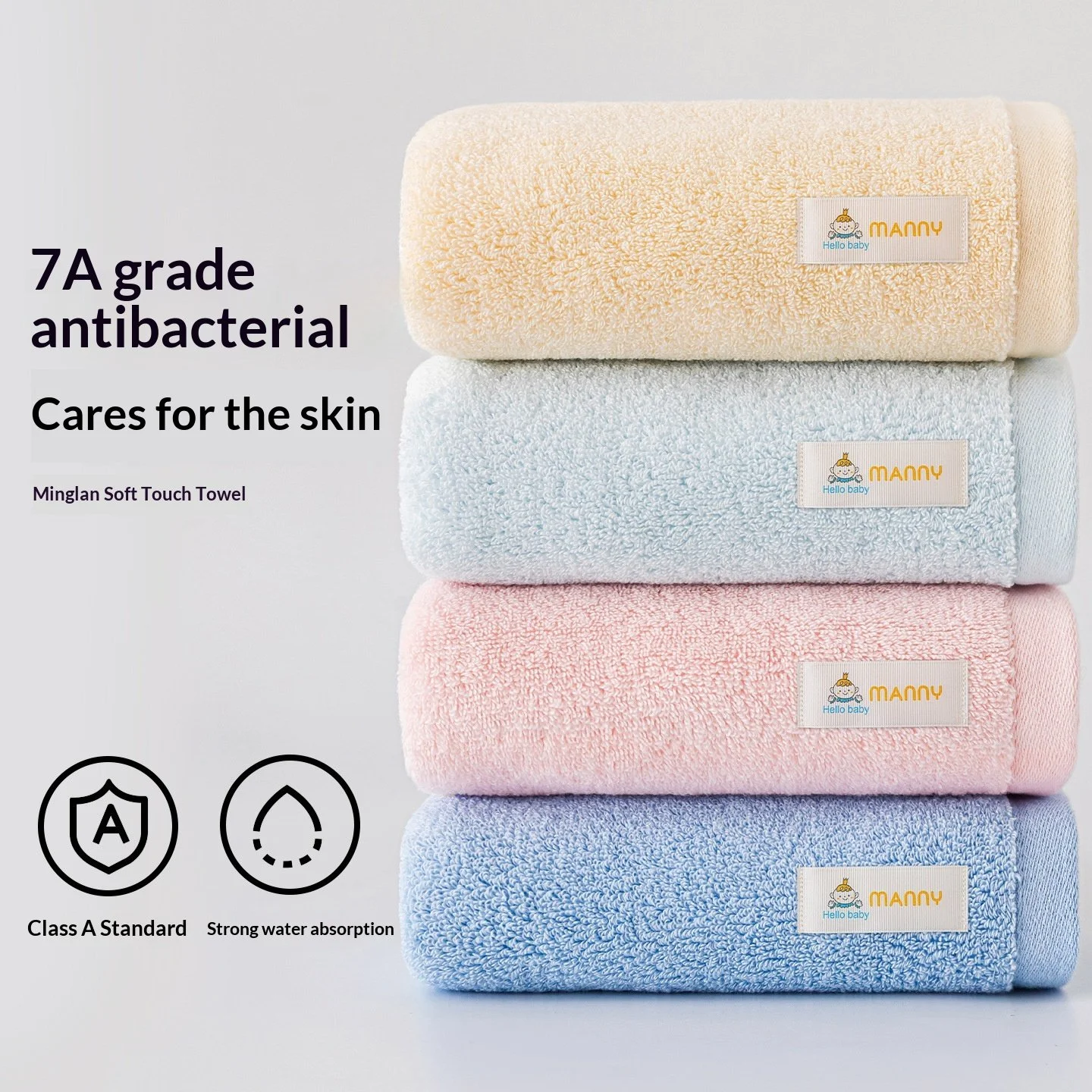 Xinjiang Long-Staple Cotton Face Towel - Ultra Soft & Absorbent