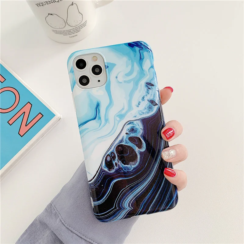 Compatible with , 11promax Coral Marble Imd Soft Shell