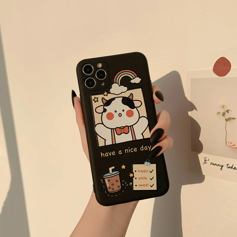 Compatible with Apple, Cow Is Suitable for Iphone11pro Mobile Phone Case