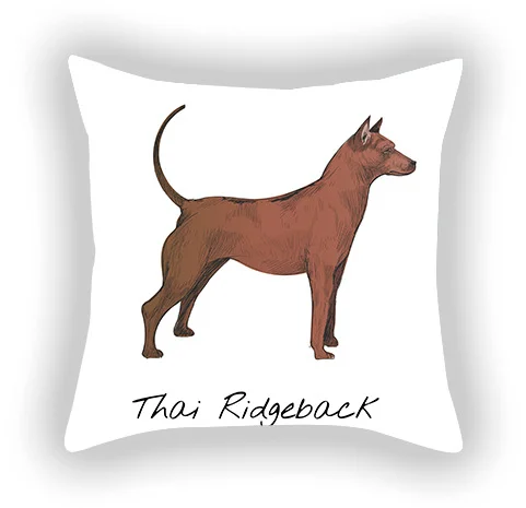 Cotton and Linen Printed Pillow Cover Short Plush Household Products