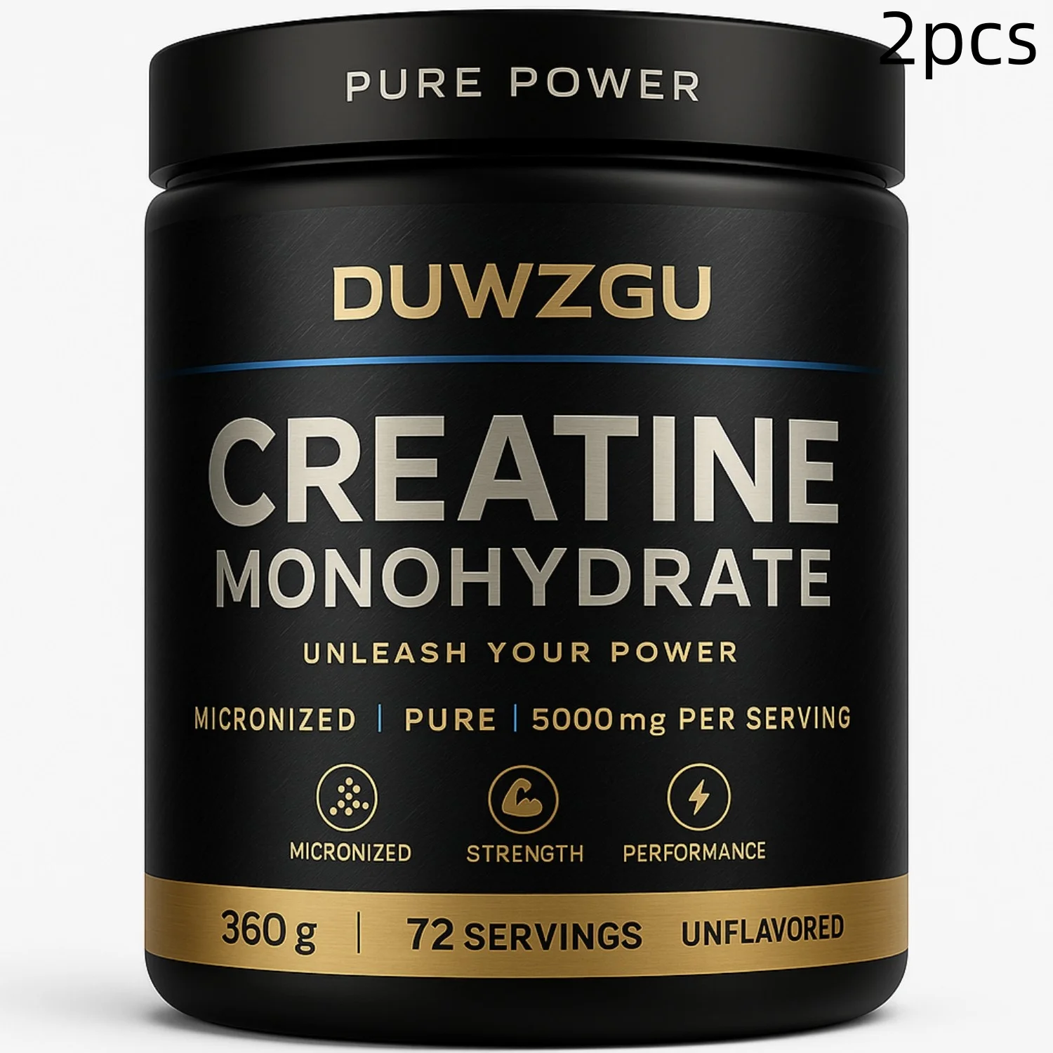 Watermelon Flavored Creatine Powder Supplement for Muscle Recovery