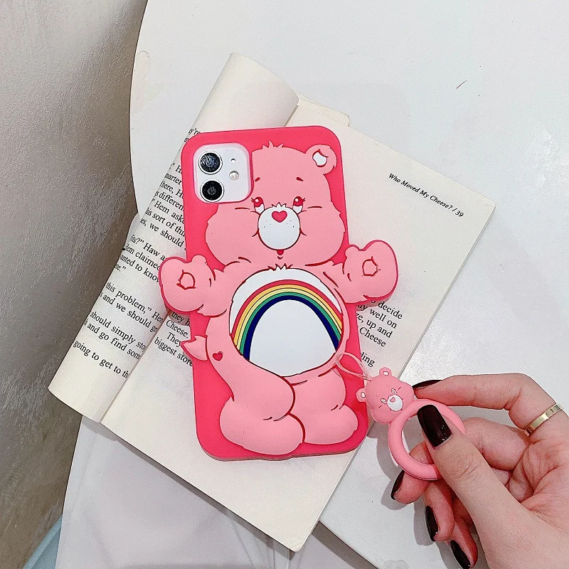 Cute Cartoon Rainbow Bear Mobile Phone Case