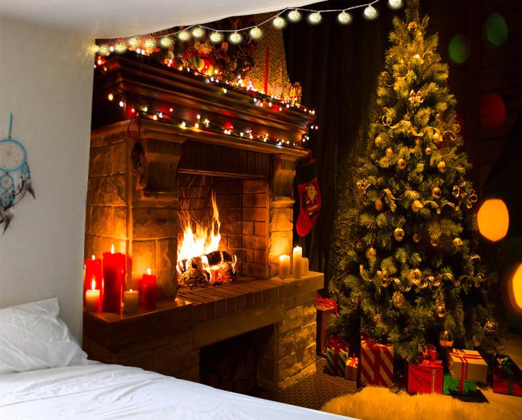 Decorate Tapestry Christmas Tree Kindergarten Diy Tablecloth