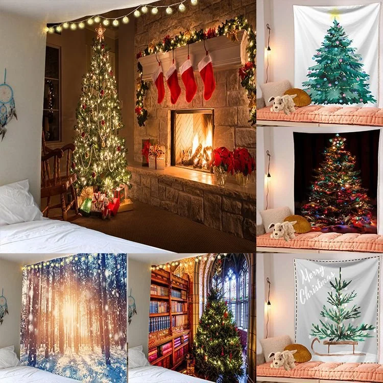 Decorate Tapestry Christmas Tree Kindergarten Diy Tablecloth