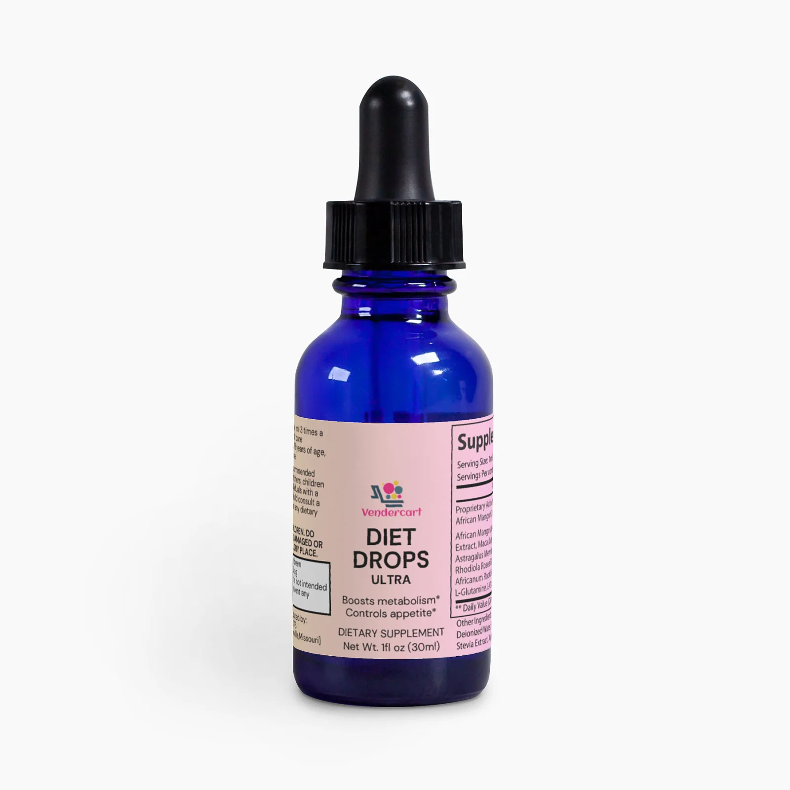 Diet Drops Ultra 1oz Liquid Supplement for Weight Loss
