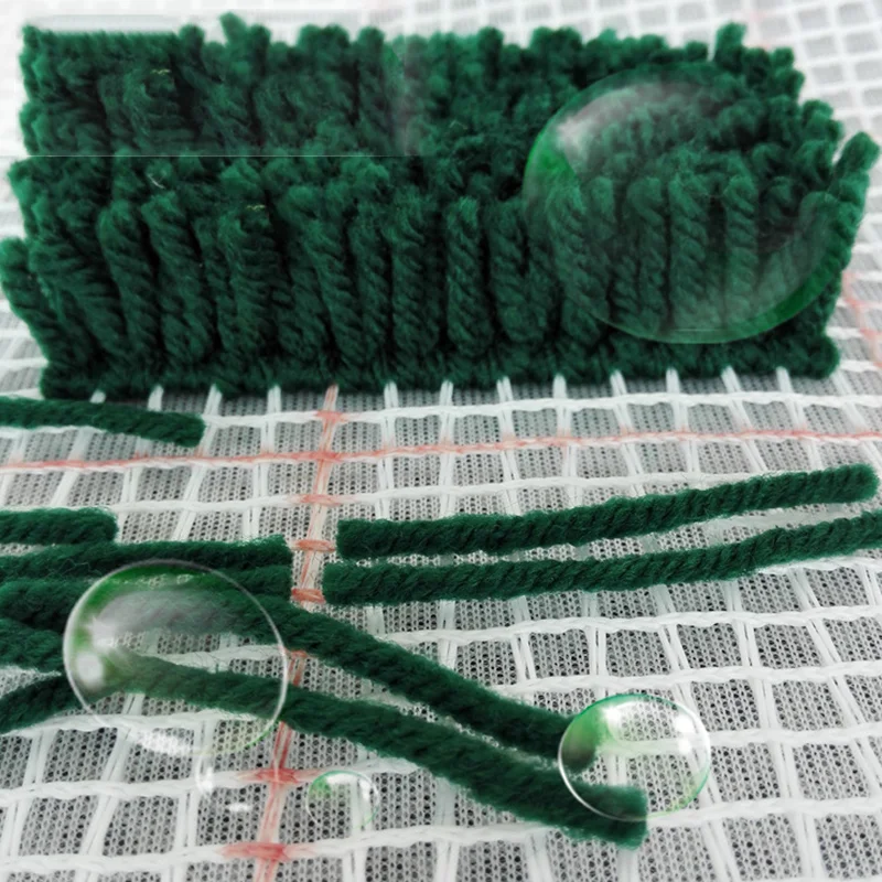 Diy Latch Hook Kit Carpet Rug Making Kit 50 X 30cm for Beginners