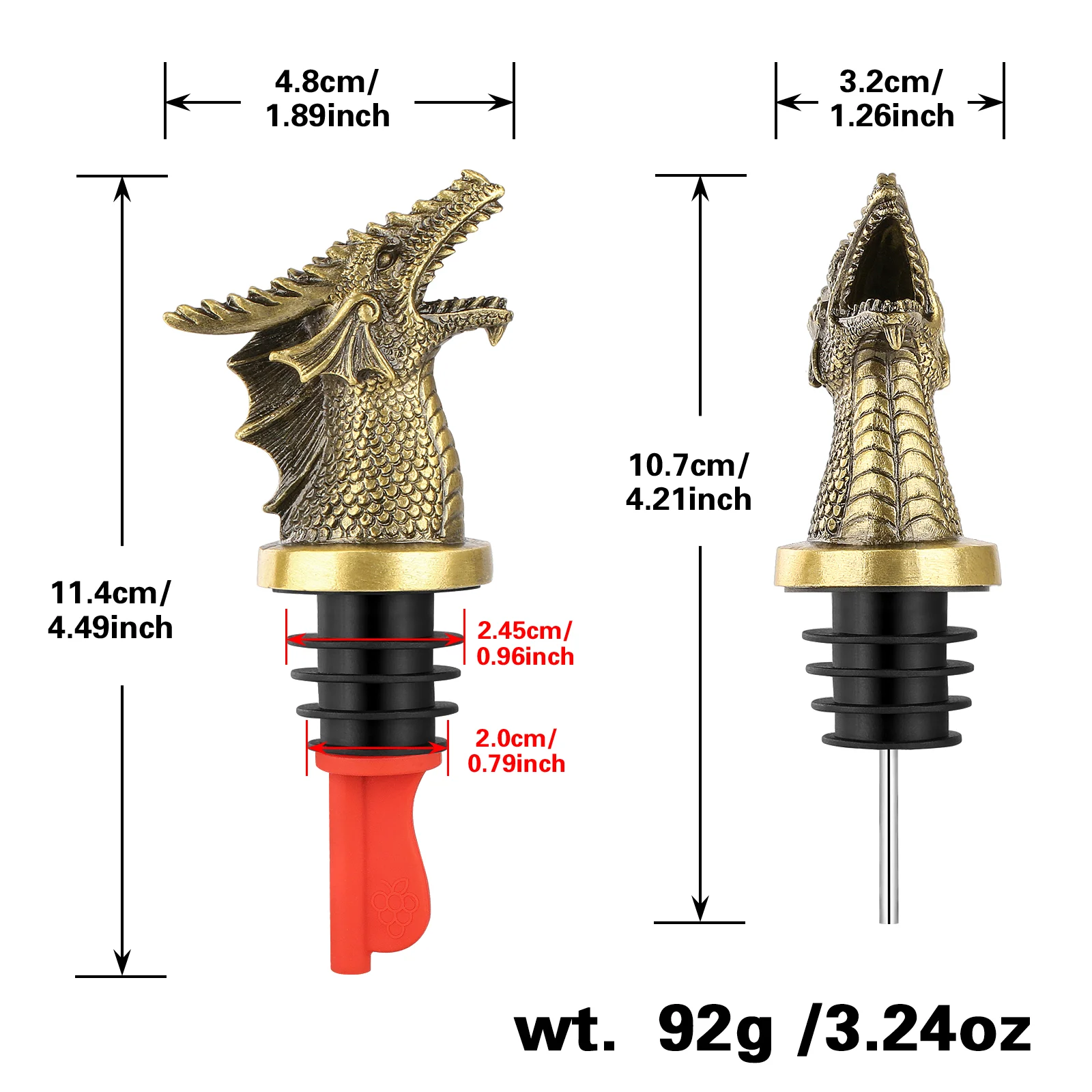 Dual Function Faucet Dispenser, Wine Stopper, Bottle Stopper, Interesting Faucet Dispenser for Cocktails and Whiskey Bottles, Kitchen Accessories