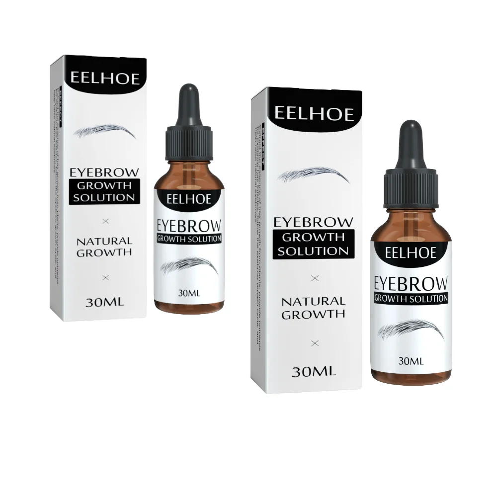 Eelhoe Eyebrow Liquid - Black Essential Oil Nourishment for Thickening Dry Eyebrows