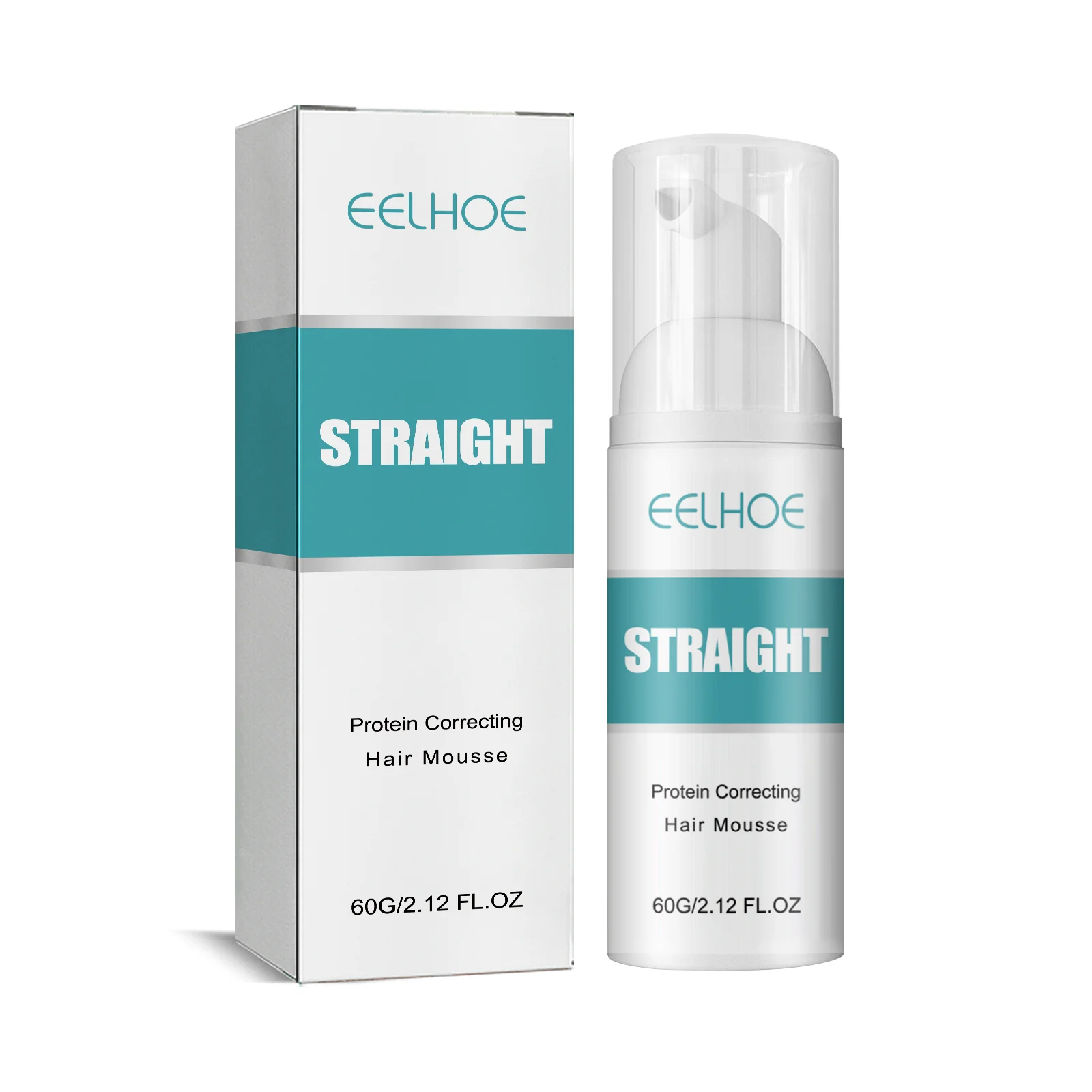 EELHOE Hair Straightening Mousse - Collagen & Glycerin Leave-In Treatment