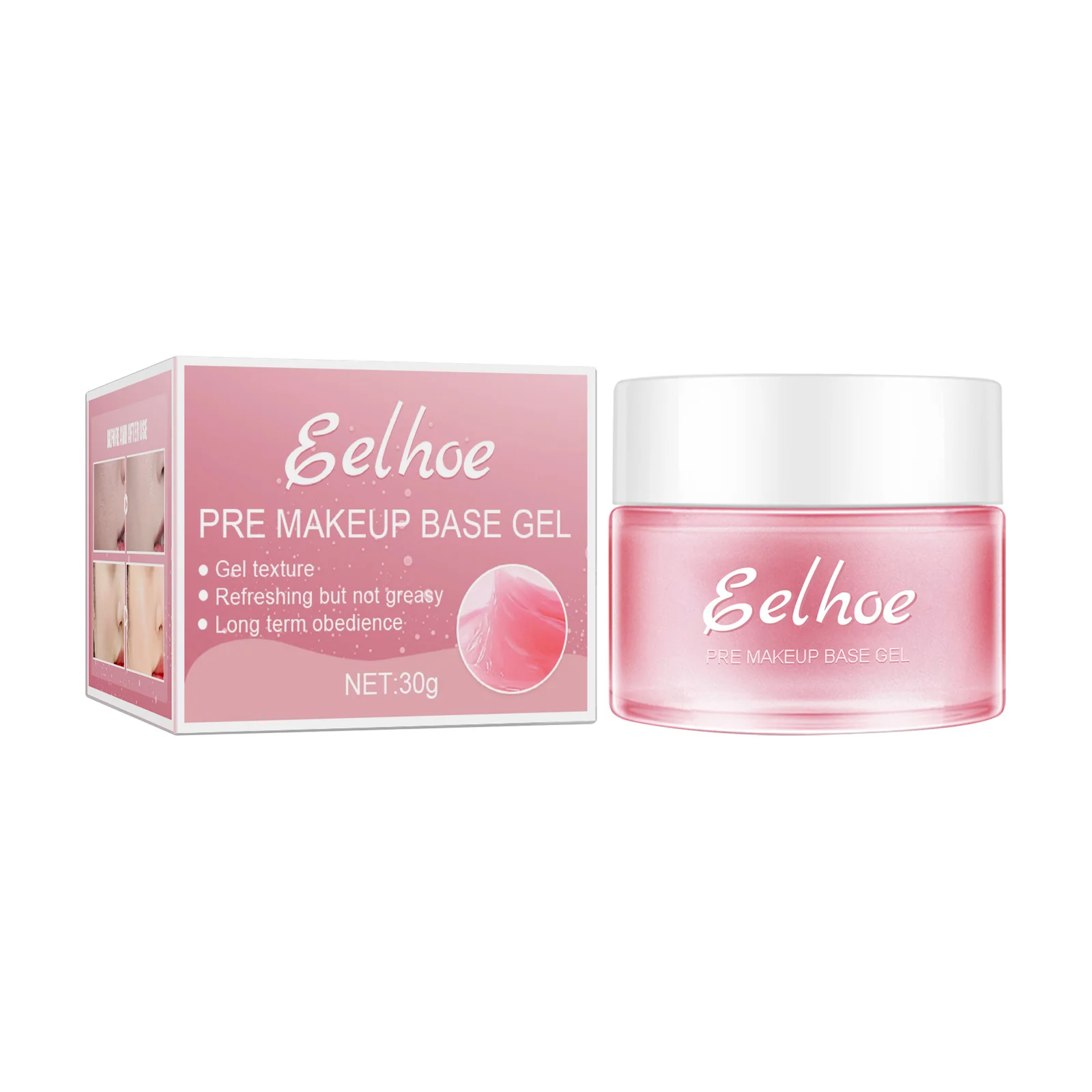 Calendula-Infused Firming Makeup Base Gel for Oil Control and Hydration