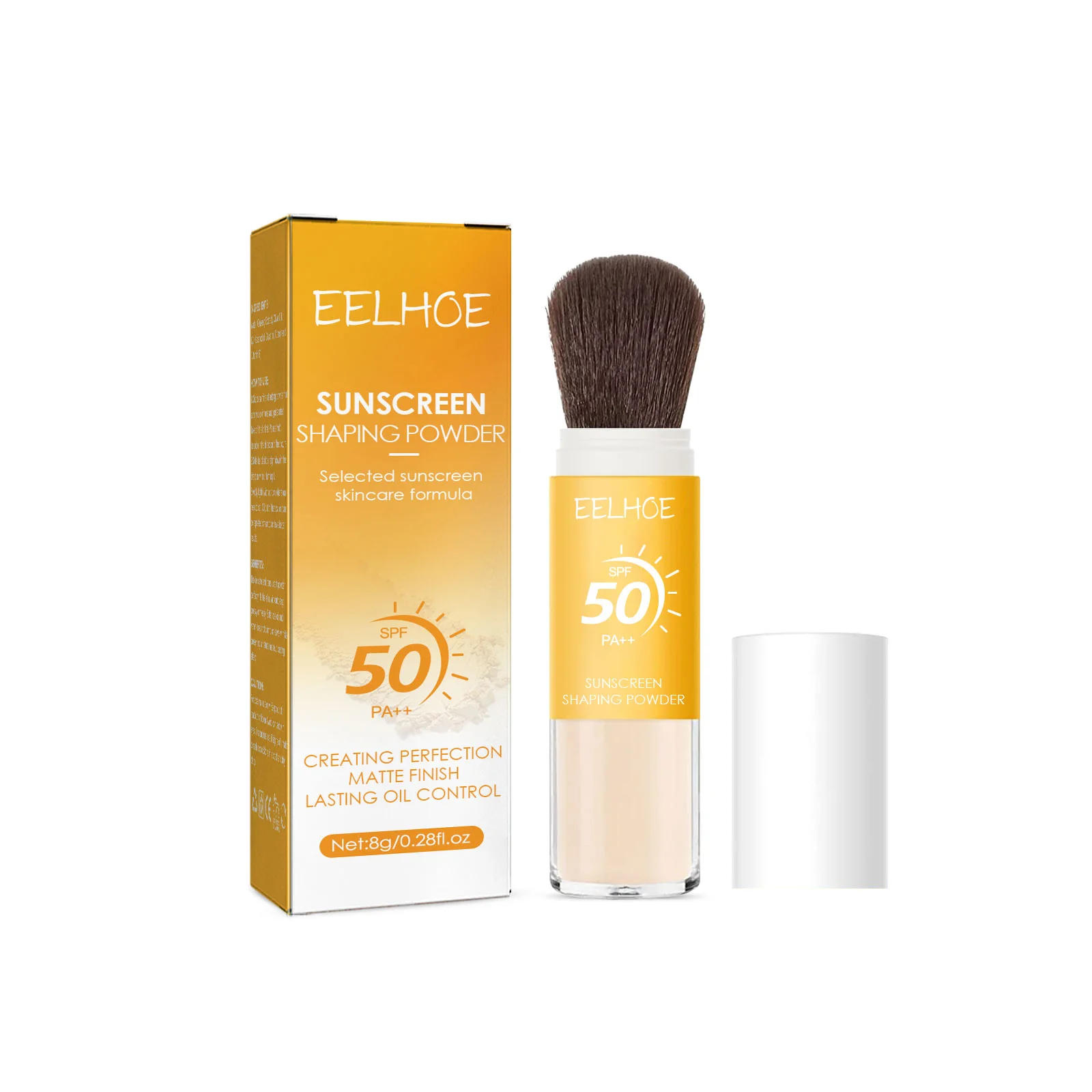Matte Setting Powder with SPF Sunscreen Powder for Natural Finish Makeup