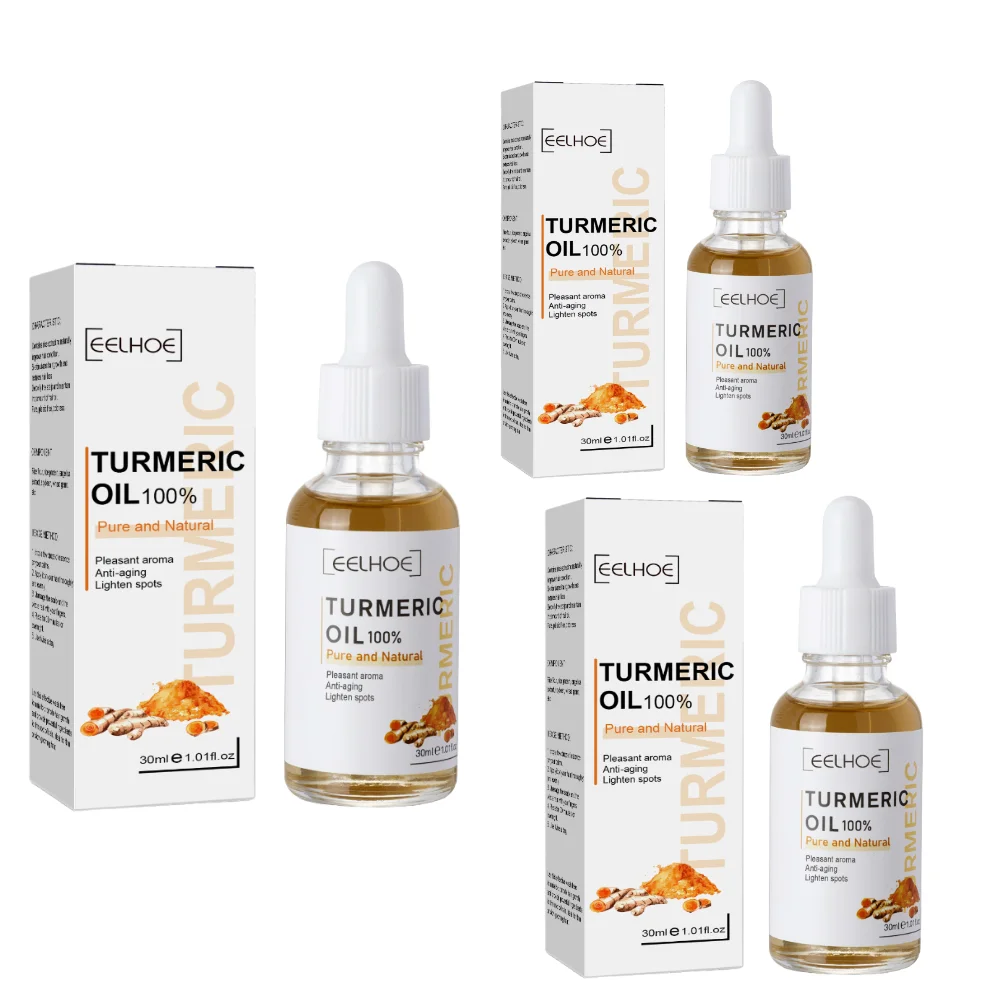 Turmeric bright golden serum for dark spot correction and skin hydration