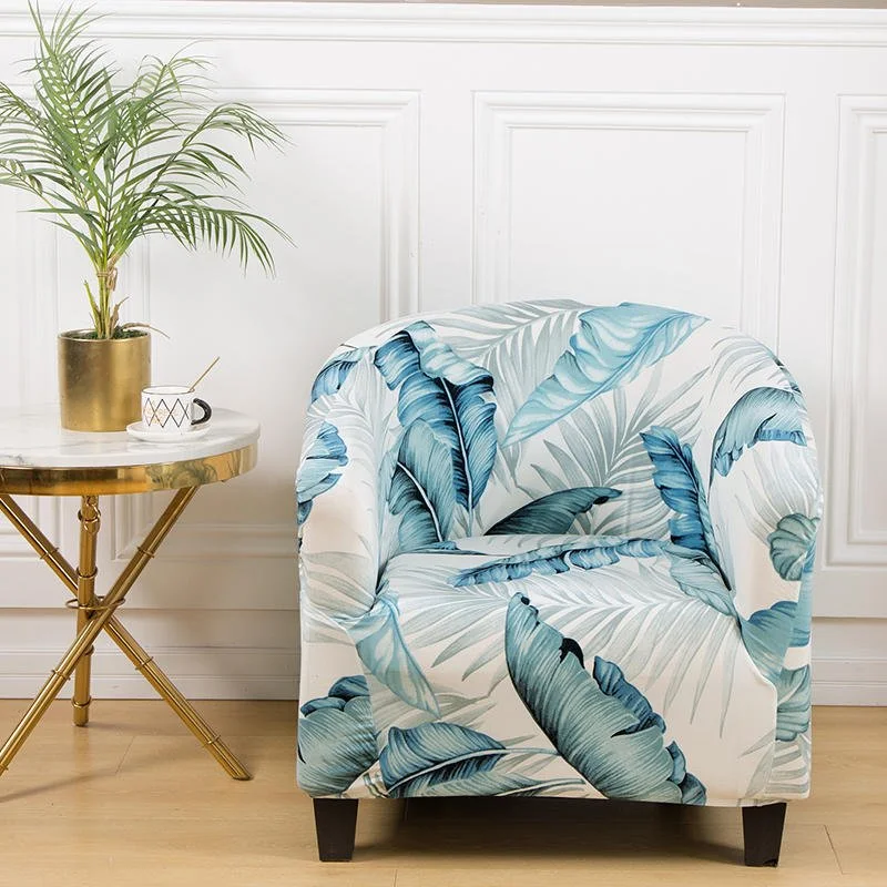 European-style Elastic All-inclusive Single Half-circle Bathtubinternet Cafe Club U-shaped Sofa Cover