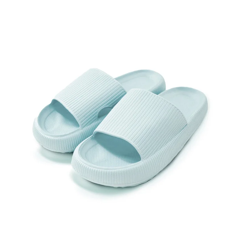 Soft EVA Rubber Bottom Couple Slippers – Non‑Slip, Quiet, Light‑Weight Indoor Toe Slippers