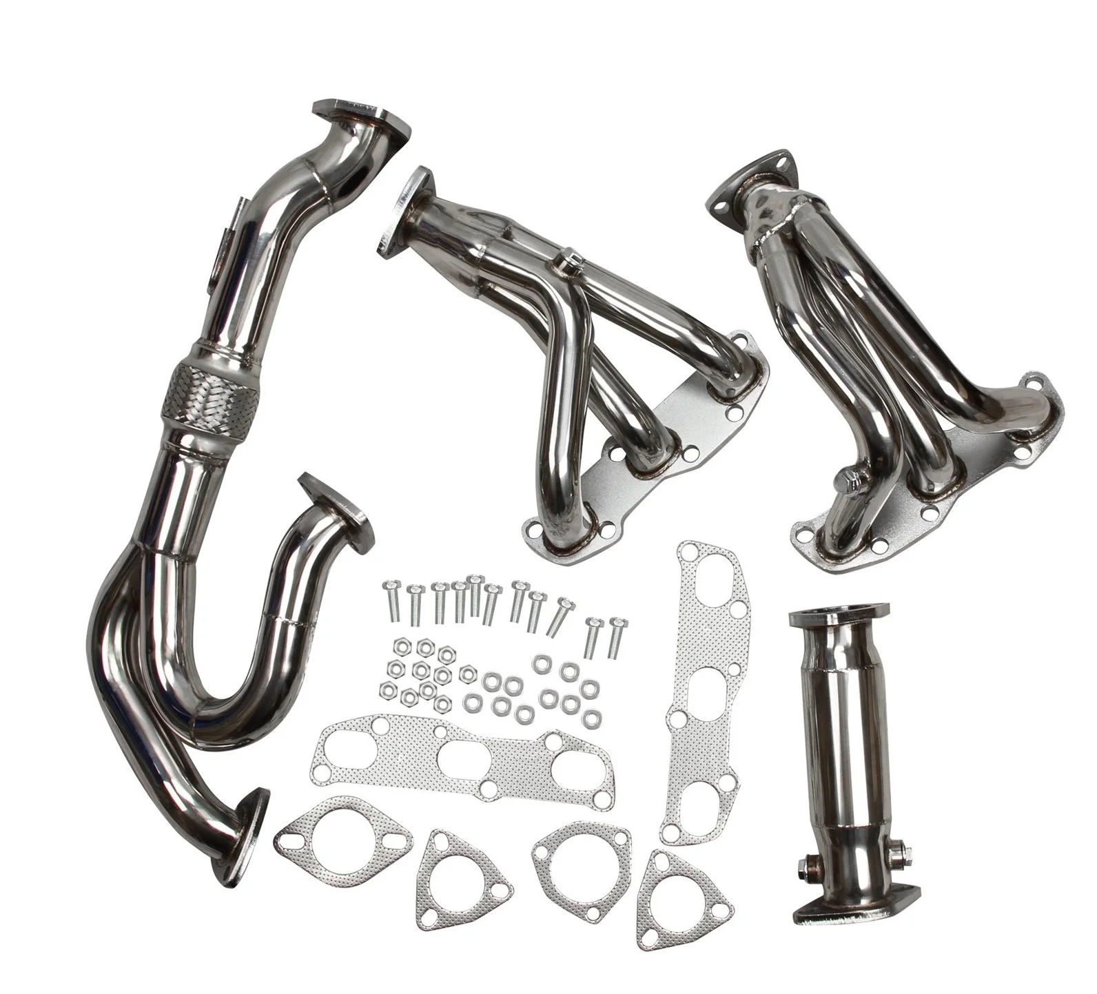 1.75" primary tube exhaust header for Nissan Altima VQ35DE V6 3.5 02-06 manual