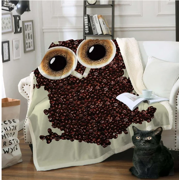 Explosive Thickening Blanket Cotton Velvet Lazy Blanket Napping Blanket Outdoor Blanket