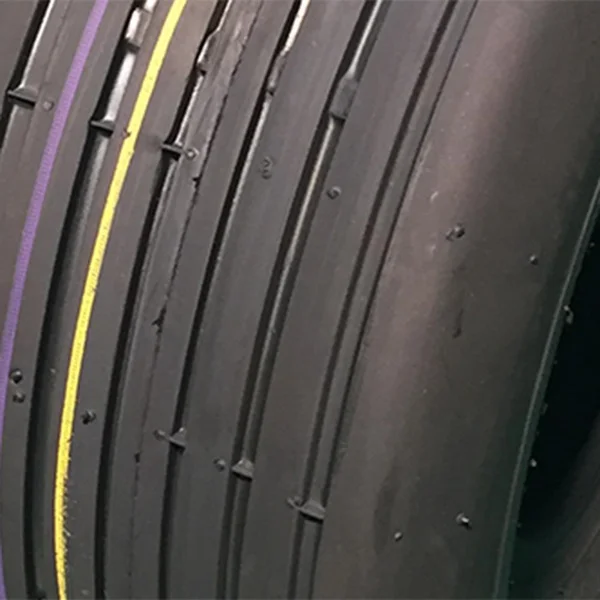 Pair of 13x6.50-6 Lawn Mower Tires QM508 Pattern 4 Ply 28 PSI
