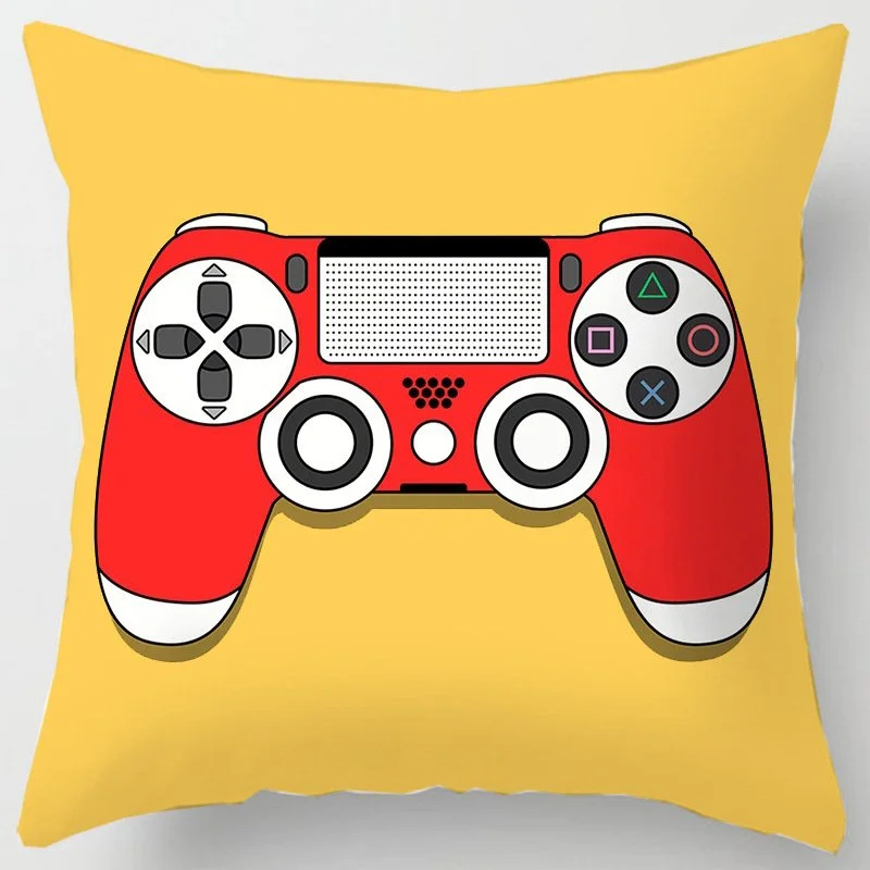 Gamepad Button Printing Car Cushion Cover