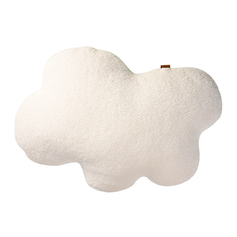 Geometric Shape Loop Velvet Soft and Comfortable Bedside Pillow
