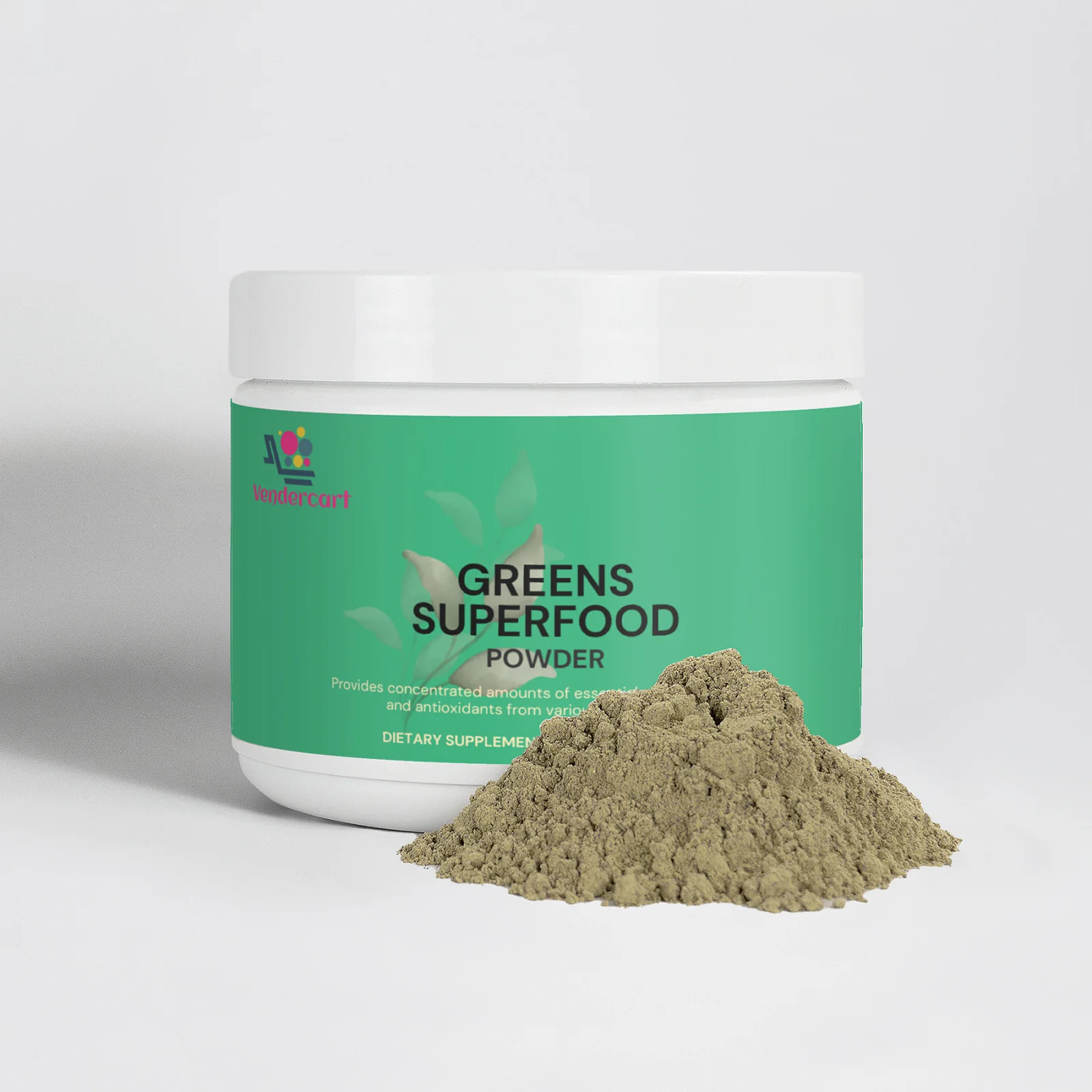 Green Superfood Powder Nutrient Rich Blend For Energy, Digestion, Overall Wellness