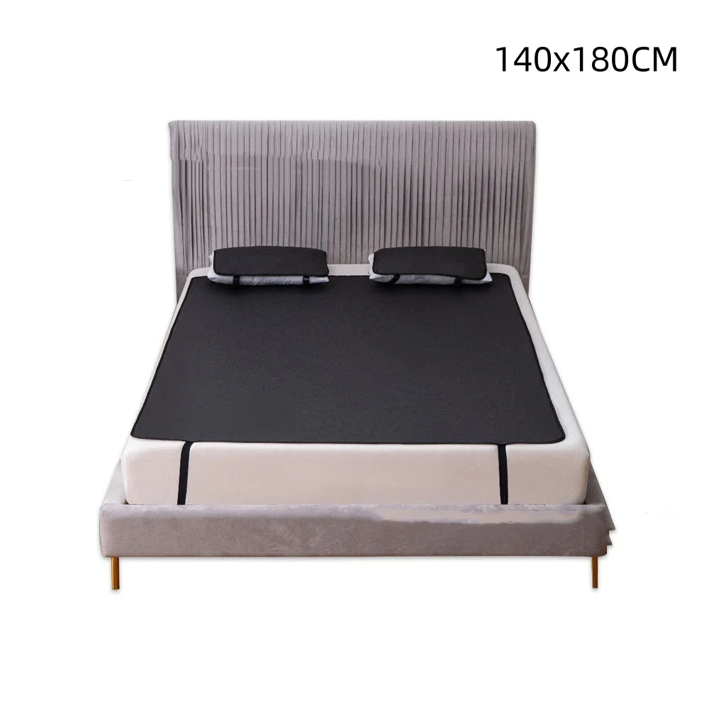 Leather grounding bed mat 140x180 cm with electrostatic earthing