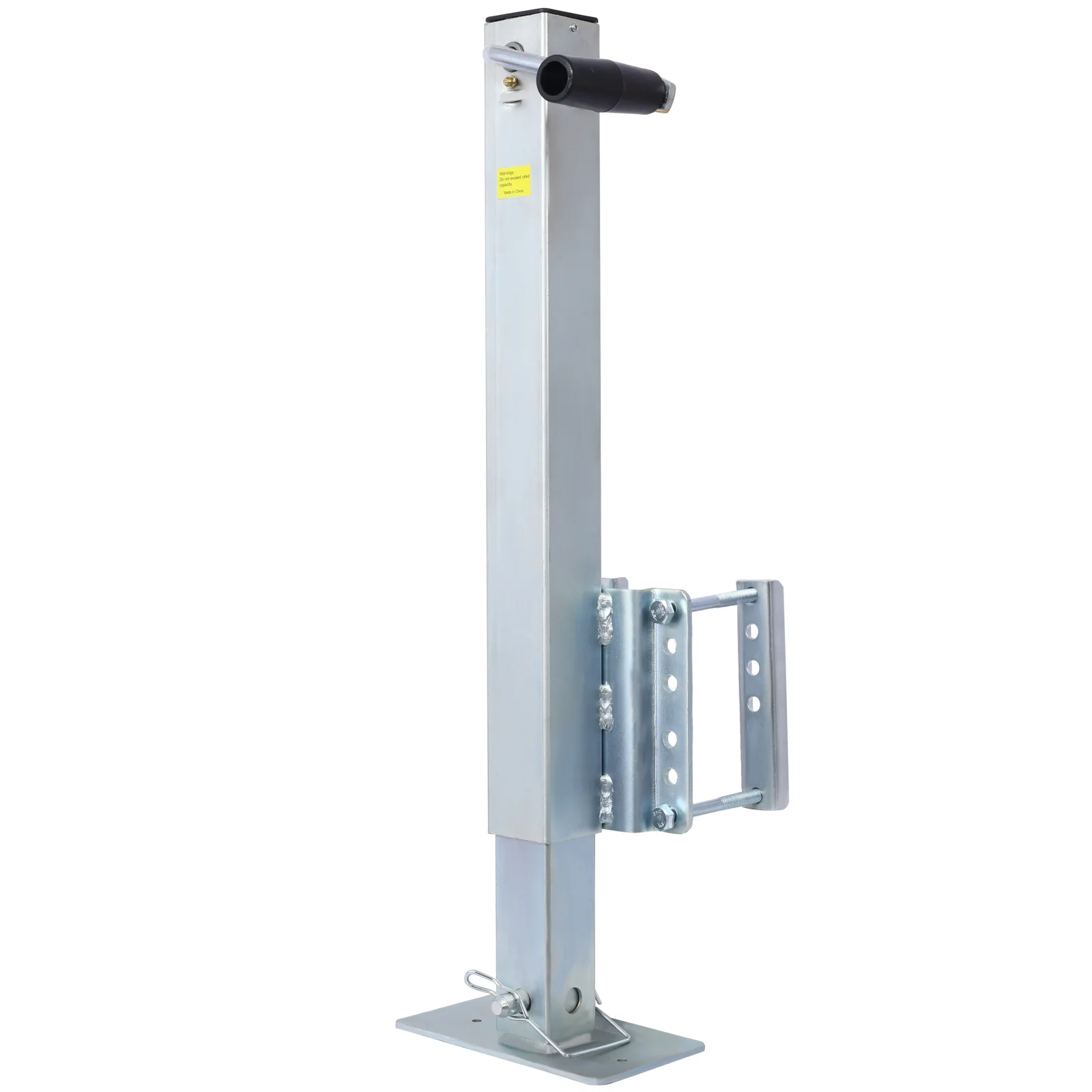Heavy-Duty Square Tube Trailer Jack with Drop Leg, 2500‑lb Capacity