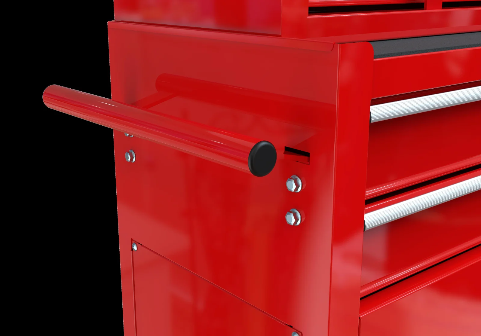 High capacity rolling tool box with wheels and 8 drawers – durable steel storage cabinet