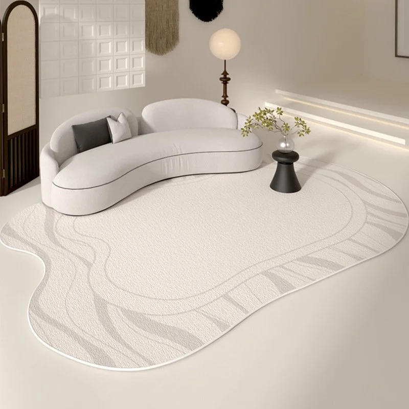 High-grade Simple Three-proof Loop Velvet Living Room Cotton and Linen Carpet