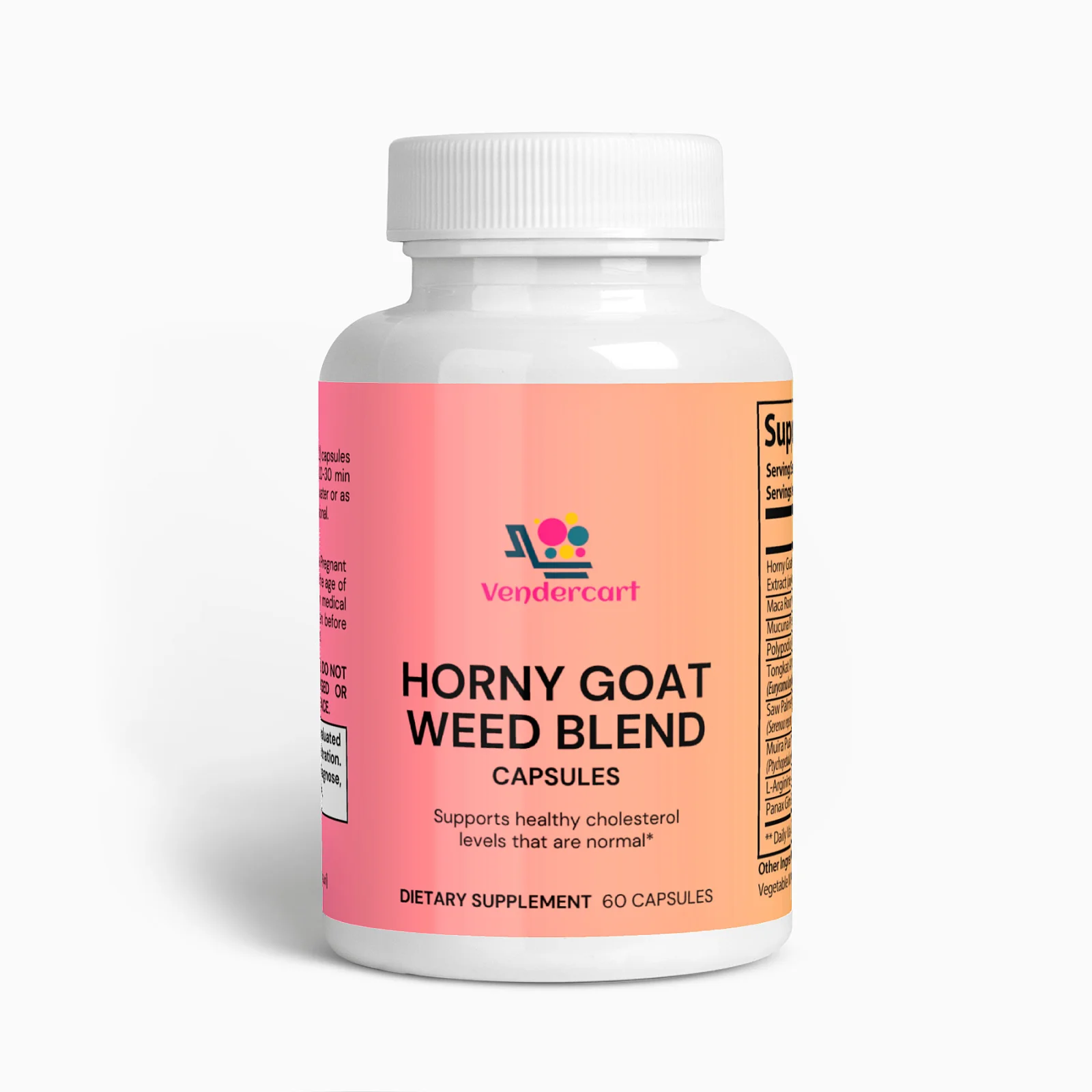 Horny Goat Weed Blend Herbal Supplement for Libido, Energy, Stamina & Hormonal Balance