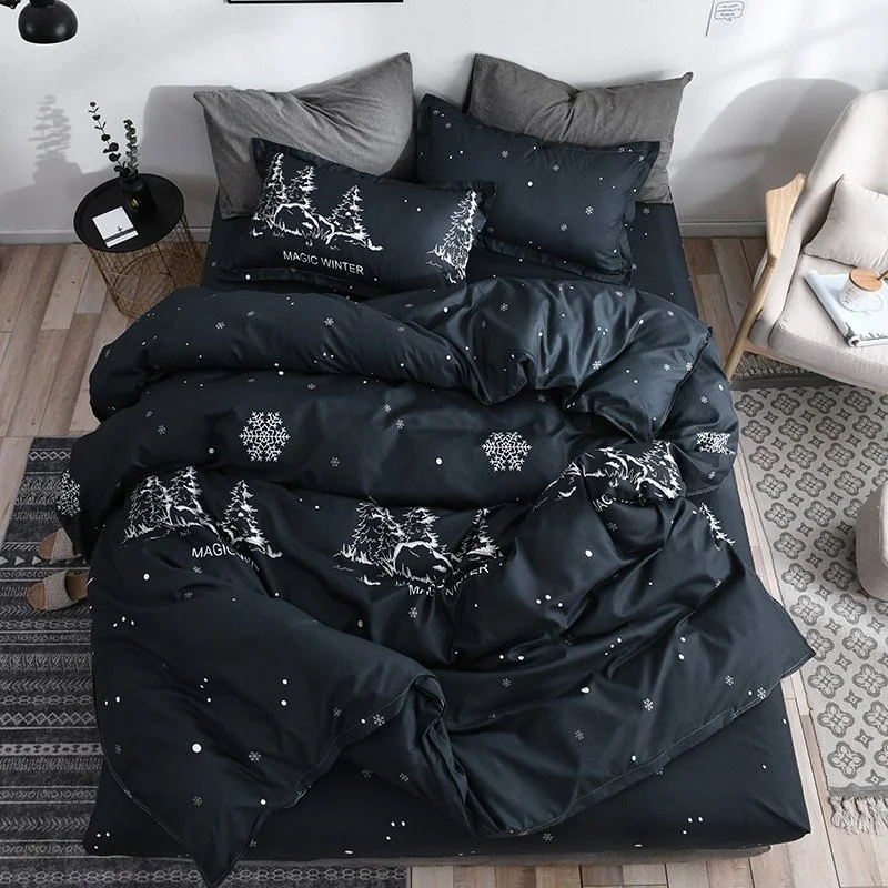 Household Pure Cotton Fashion Minimalist Bed Sheets