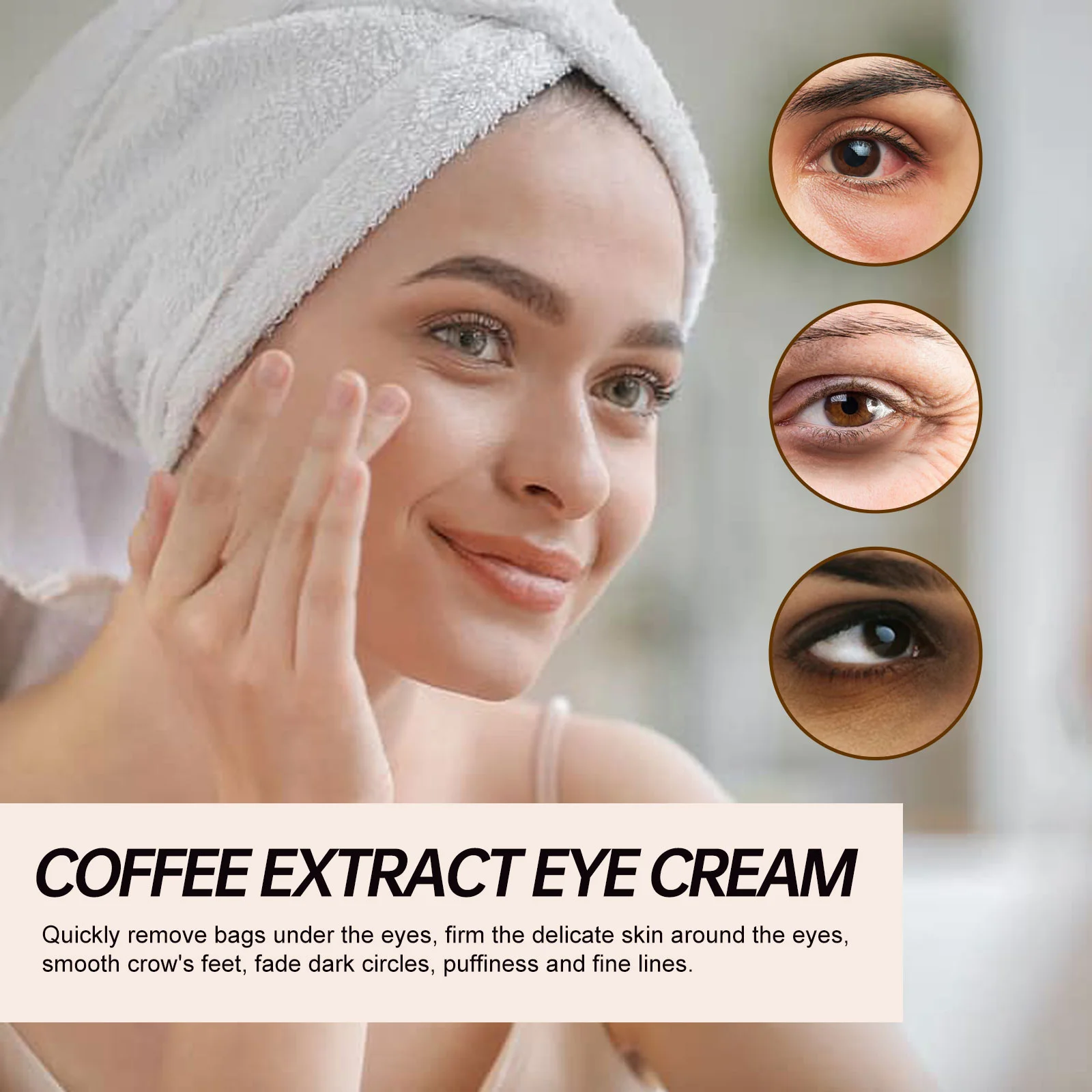 Coffee Firming Eye Cream for Fine Lines & Dark Circles